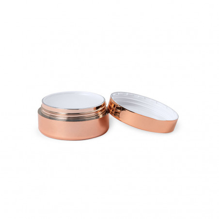 Balsamo labiale oro rosa con tappo personalizzato per dettagli di matrimonio