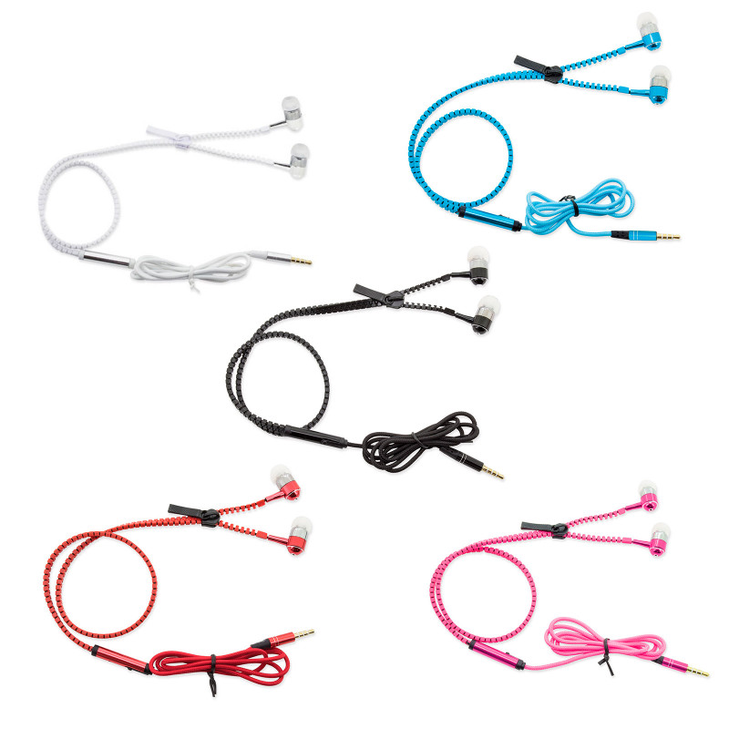 Cuffie Zip con Design Antinodo e Suono Stereo