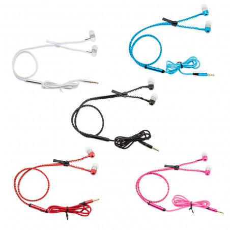 Cuffie Zip con Design Antinodo e Suono Stereo