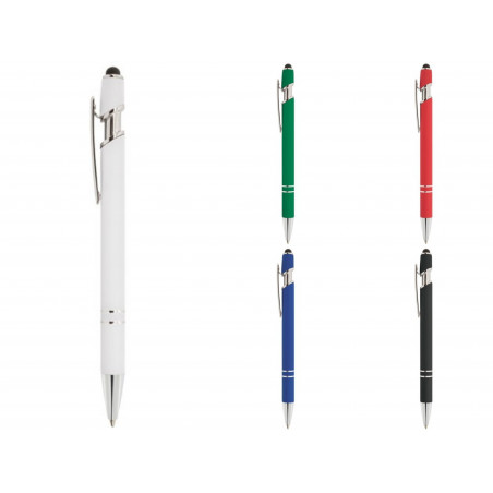 Penna in metallo Atlanta con touch