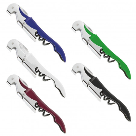 Cavatappi a Doppia Leva con Apribottiglie Design Ergonomico ed Efficiente