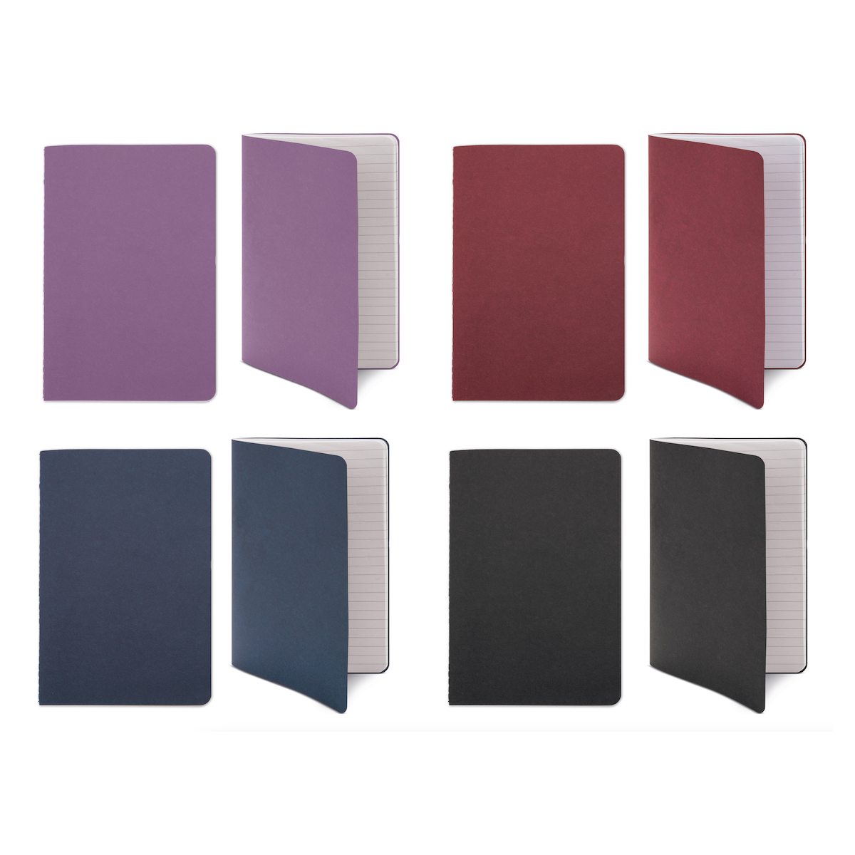 Quaderno ecologico con dorso cucito e 30 fogli a righe