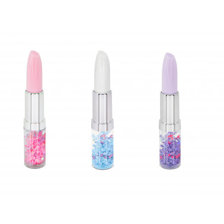 Penna a forma di rossetto con glitter: un'idea originale e divertente per i tuoi eventi