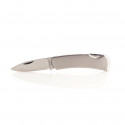 Coltello in acciaio inossidabile con scatola di cartone e adesivo per battesimo