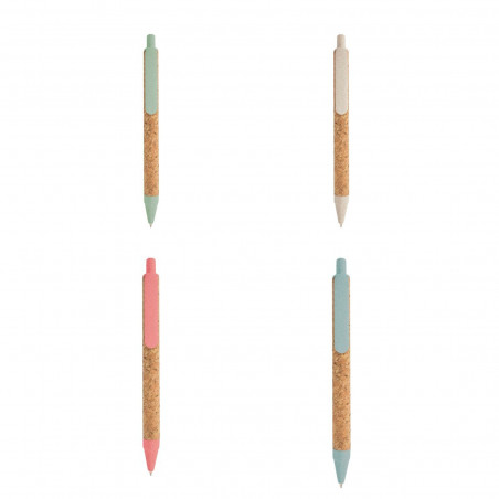 Penna Ecologica con Sughero e Fibra di Grano Design Sostenibile ed Elegante