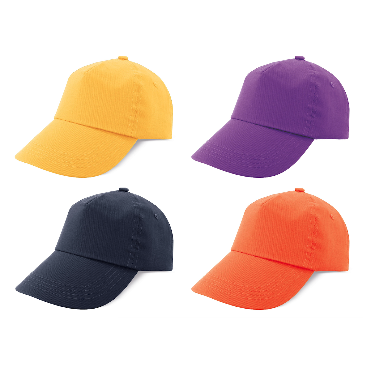 Cappellino 100% cotone velcro