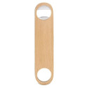 Apribottiglie in legno personalizzato con adesivo floreale