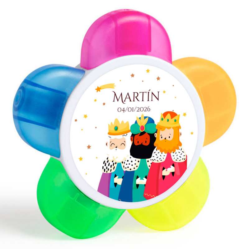 Marcatori con adesivo dei Re Magi personalizzabili per dettagli