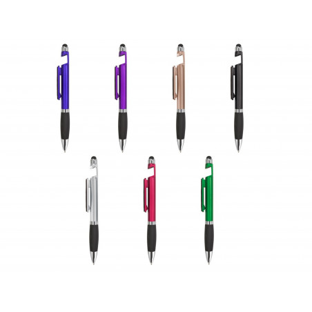 Penna touch con supporto per cellulare