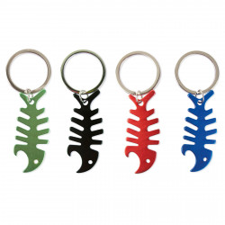 50pcs colorato portachiavi apribottiglie, mini tasca in lega di alluminio apriscatole per birra per bomboniere, uomini e donne