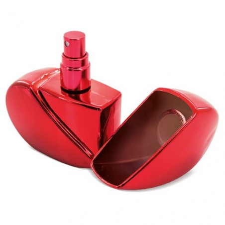 Necessaire in juta con profumatore e balsamo labiale con adesivo personalizzato da regalare