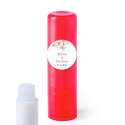 Balsamo labiale con adesivo personalizzato 2 cm floreale personalizzabile per dettagli