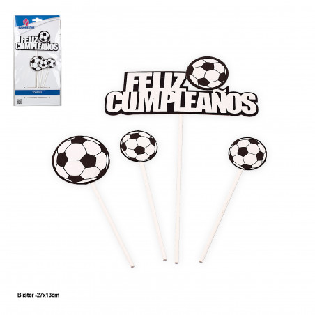 Toppers per compleanni a tema calcistico