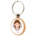 Portachiavi in legno prima comunione bambina personalizzabile per dettagli