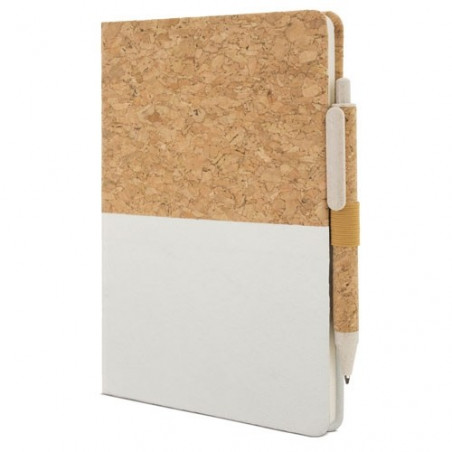 Quaderno in sughero personalizzato con adesivo di comunione per bambina