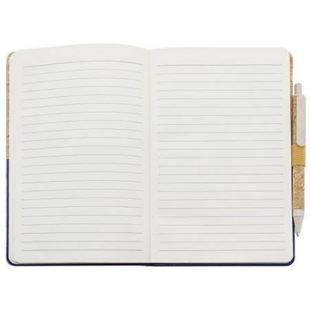 Quaderno in sughero personalizzato con adesivo di comunione per bambina