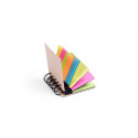 Quaderno con post-it adesivi colorati con supereroi