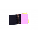 Quaderno con post-it adesivi colorati con supereroi