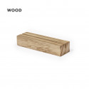 Supporto da tavolo in legno con biglietto promemoria per decorazione tavolo battesimo