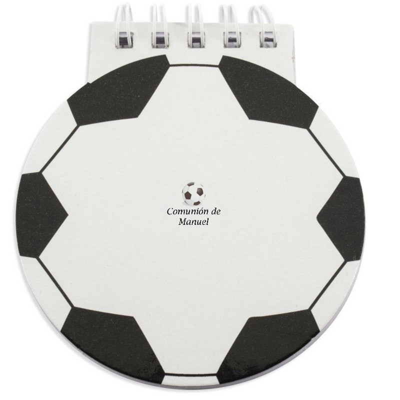 Quaderno di calcio personalizzato