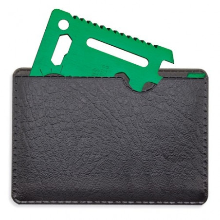 Multitool blu in custodia con adesivo personalizzato per comunione di bambino
