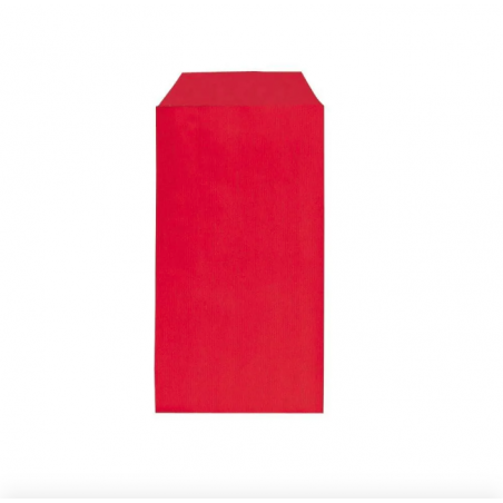 Busta di presentazione in carta kraft rossa 7x12