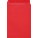 Busta di presentazione in carta kraft rossa 7x12