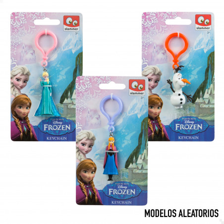 Portachiavi con figura di Frozen e bolle di sapone in borsa personalizzata da regalare