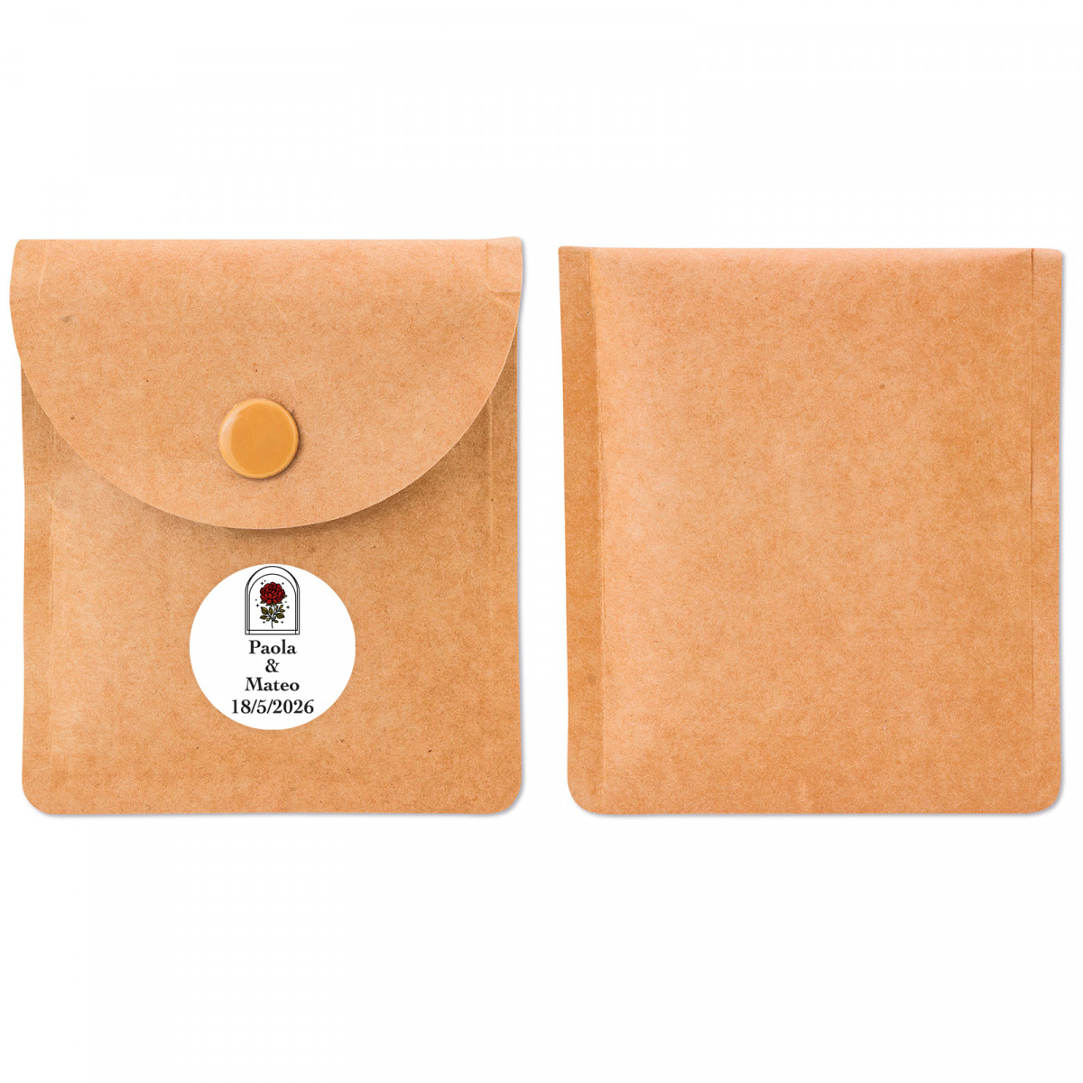 Posacenere portatile con adesivo rosa vintage per i dettagli