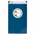 Su carta kraft blu navy 7x12 cm con adesivo bimbo prima comunione personalizzabile
