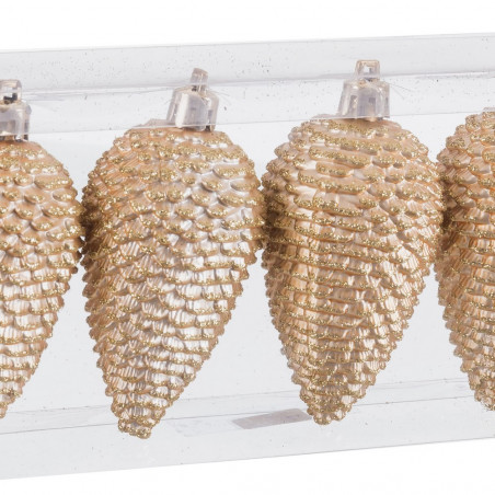 Ciondolo ananas in oro per decorazioni natalizie