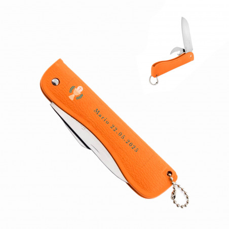 Coltello multiuso con manico personalizzato per i dettagli della prima comunione