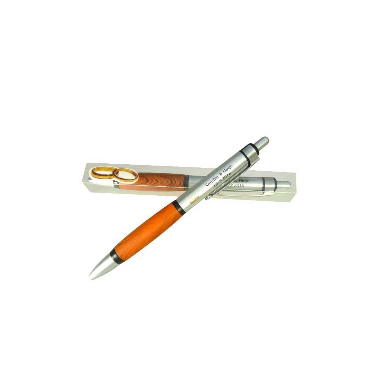 Penna regalo di nozze personalizzata