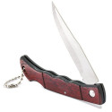 Coltello in legno personalizzato per matrimoni, regalo originale con adesivo su fondo crema in busta kraft