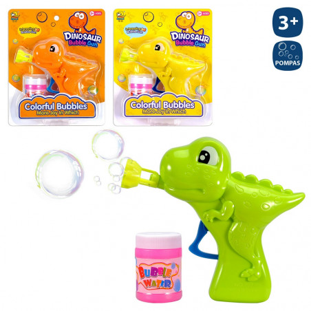 Pistola per bolle a frizione di dinosauro per i dettagli dei bambini