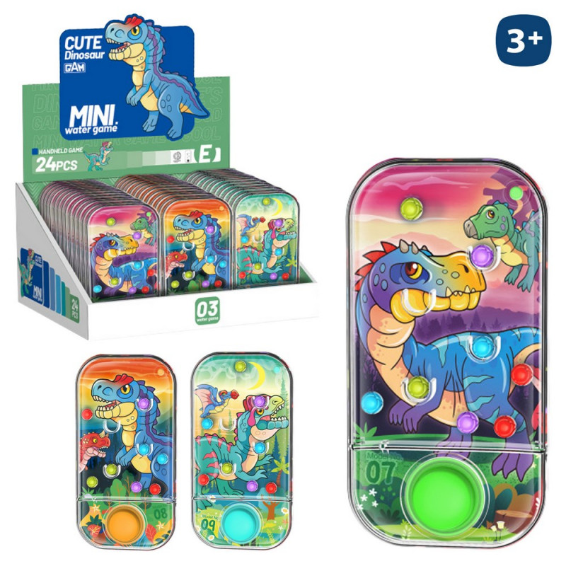 Gioco d'acqua abilità con design di dinosauri