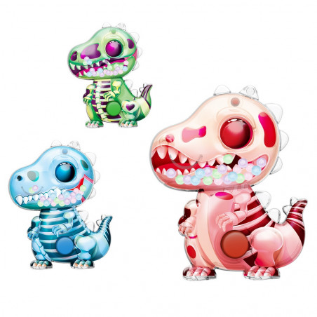 Colore del design del dinosauro di abilità nel gioco dell'acqua per i dettagli