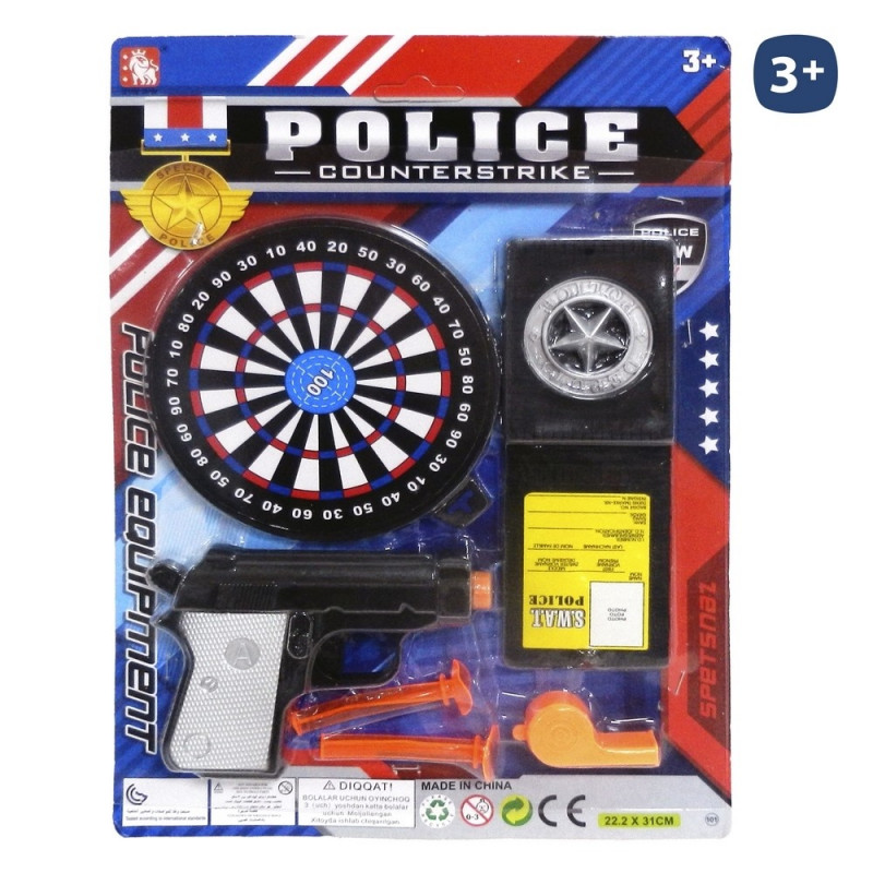 Design della polizia bersaglio giocattolo per i dettagli