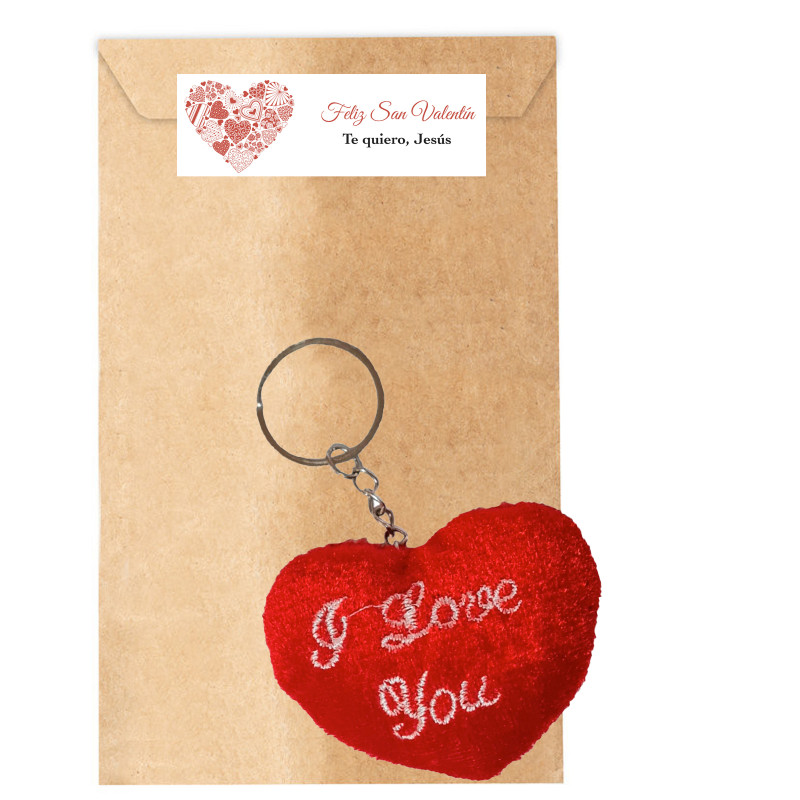 Portachiavi Coppia Cuore Personalizzato – Keychain Intrecciata Rosso, Regalo Per Lei San Valentino, Anniversario, Casa Nuova