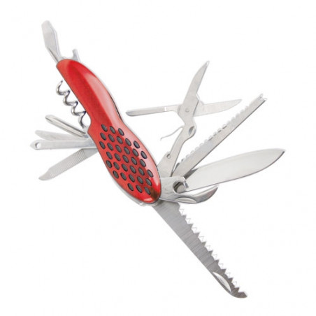 Coltello multiuso 11 accessori in acciaio inossidabile con design ergonomico regalo pratico e versatile