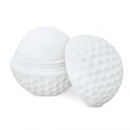 Balsamo per labbra rotondo a forma di pallina da golf