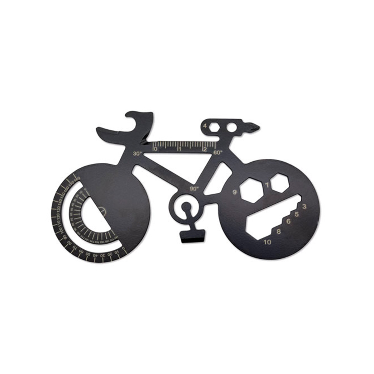 Strumento multifunzione a forma di bicicletta per i dettagli