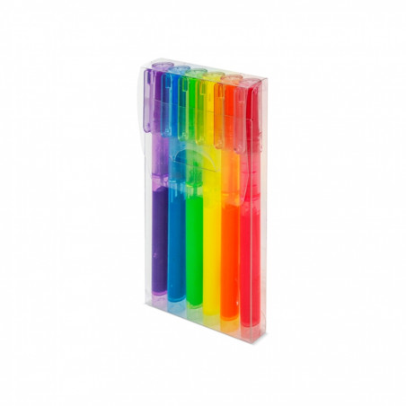 Set di evidenziatori colorati 6 unità