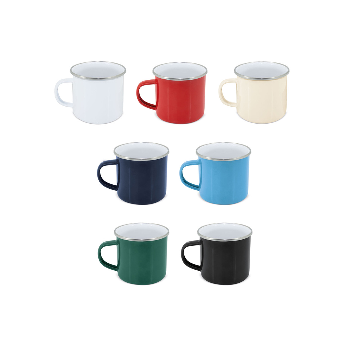 Tazza di metallo stile mug di vari colori da regalare