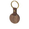Portachiavi rotondo in legno