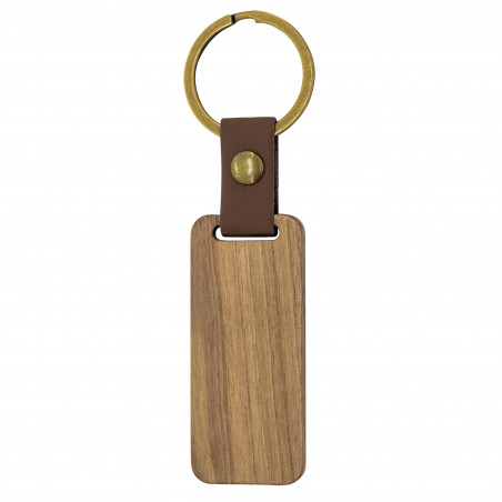 Portachiavi in legno allungato