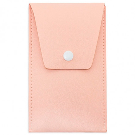 Pennelli da trucco in astuccio rosa con adesivo prima comunione bambina da regalare