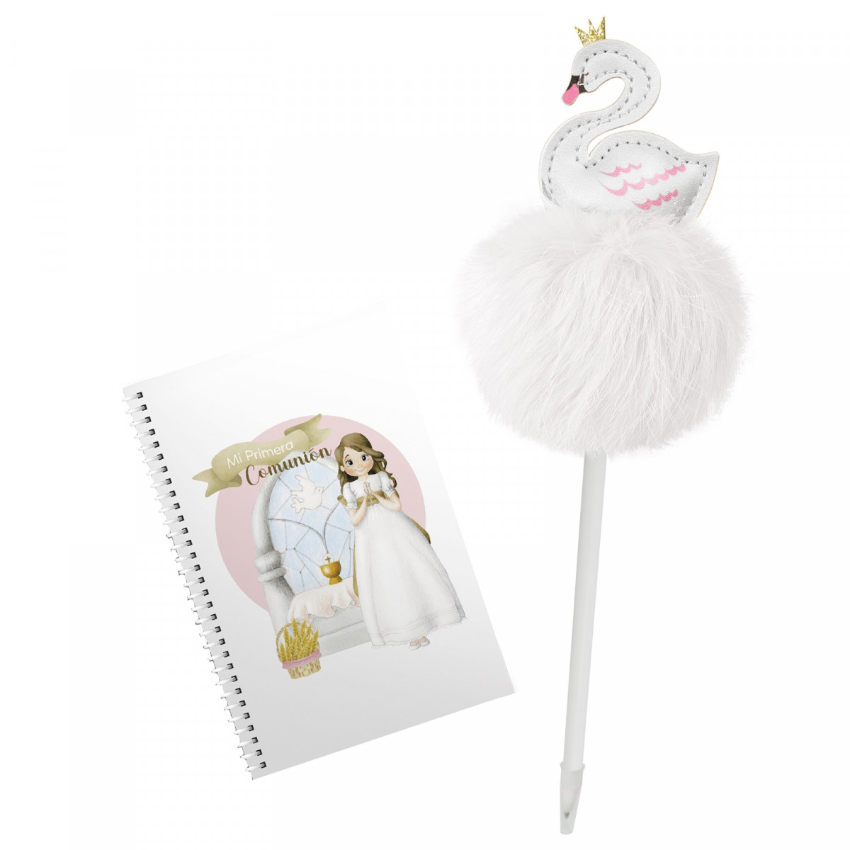 Quaderno Prima Comunione Con Pompon