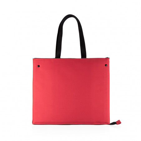 Borsa frigo colorata con cerniera e apertura completa