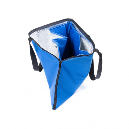 Borsa frigo colorata con cerniera e apertura completa